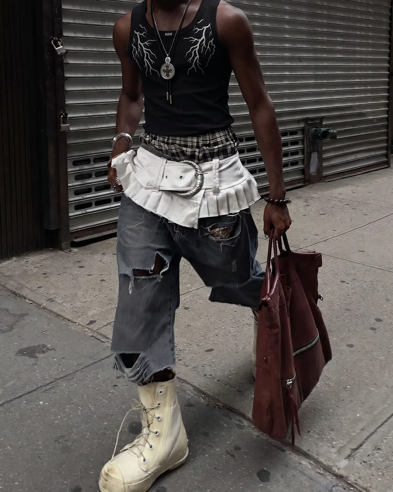 LIGHTNING Series | Street Style Ribbed Tank Top