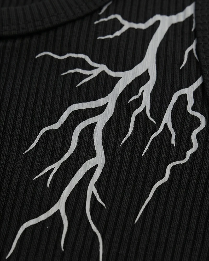LIGHTNING Series | Street Style Ribbed Tank Top