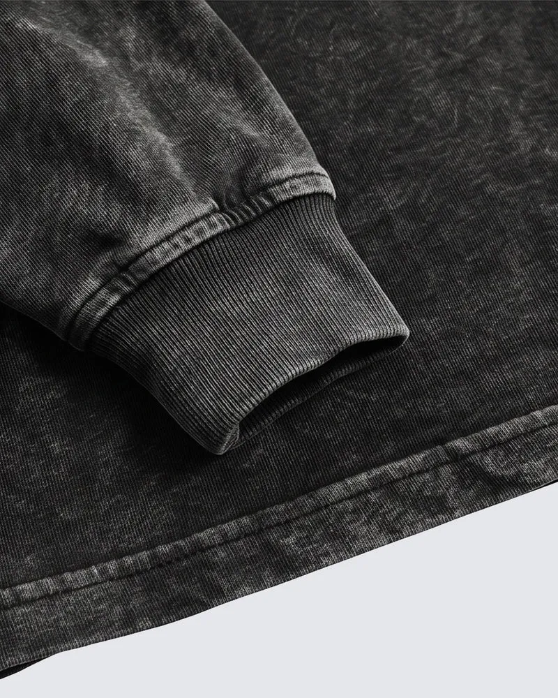 LIGHTNING Series | Washed Layered Long Sleeve T-Shirt