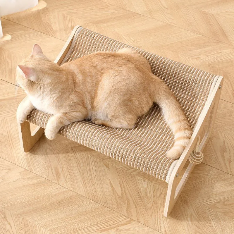 Katzen Kratzbrett, Sisal kratzmöbel für Indoor-Katzen als Möbelschutz, Verfügbar in Sofa, Liegestuhl und Bett Form