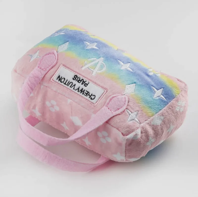 Chewy Vuiton Hundespielzeug Handtasche pink