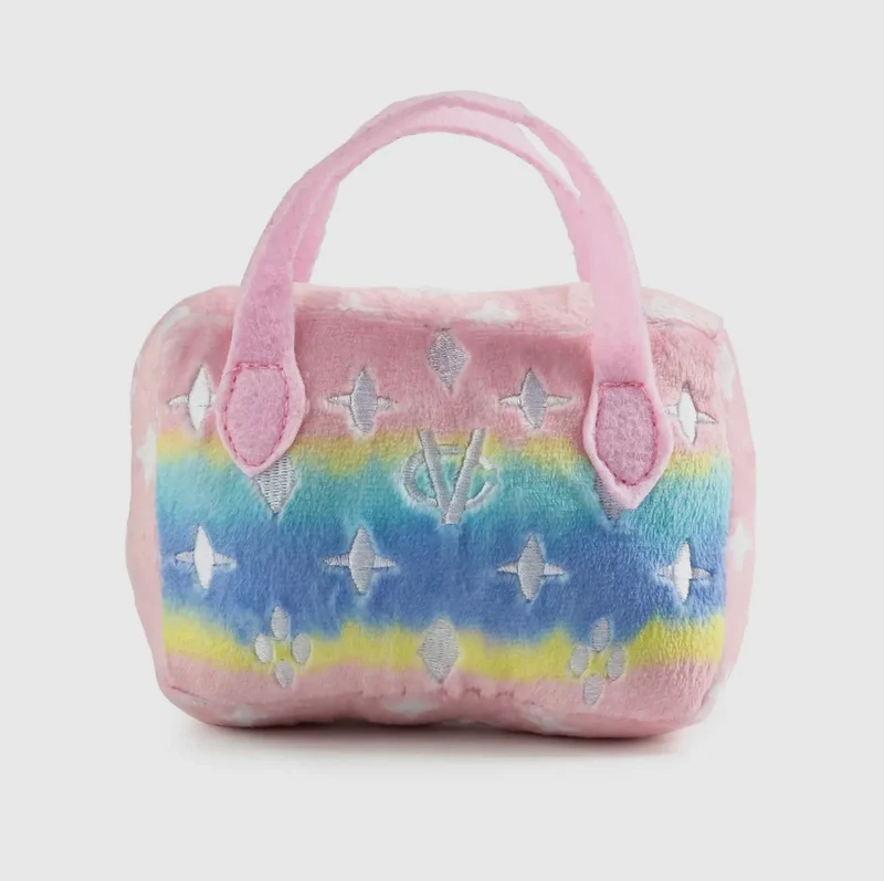 Chewy Vuiton Hundespielzeug Handtasche pink