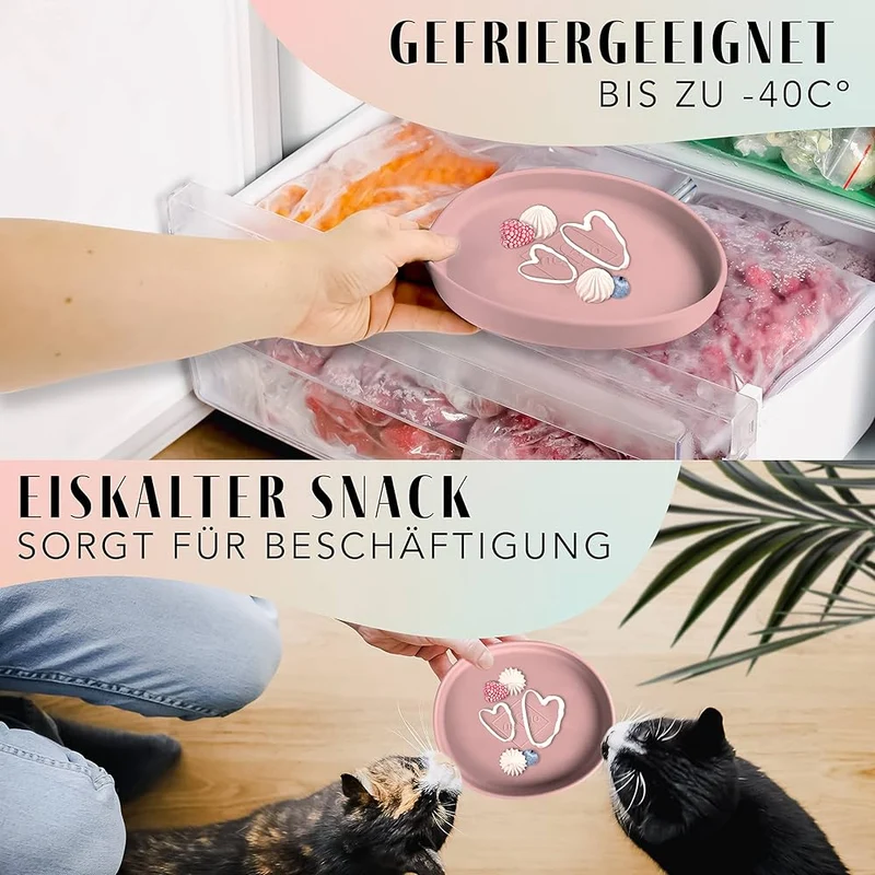 Katzen Silikon Futterschale: schnurrhaarfreundlich