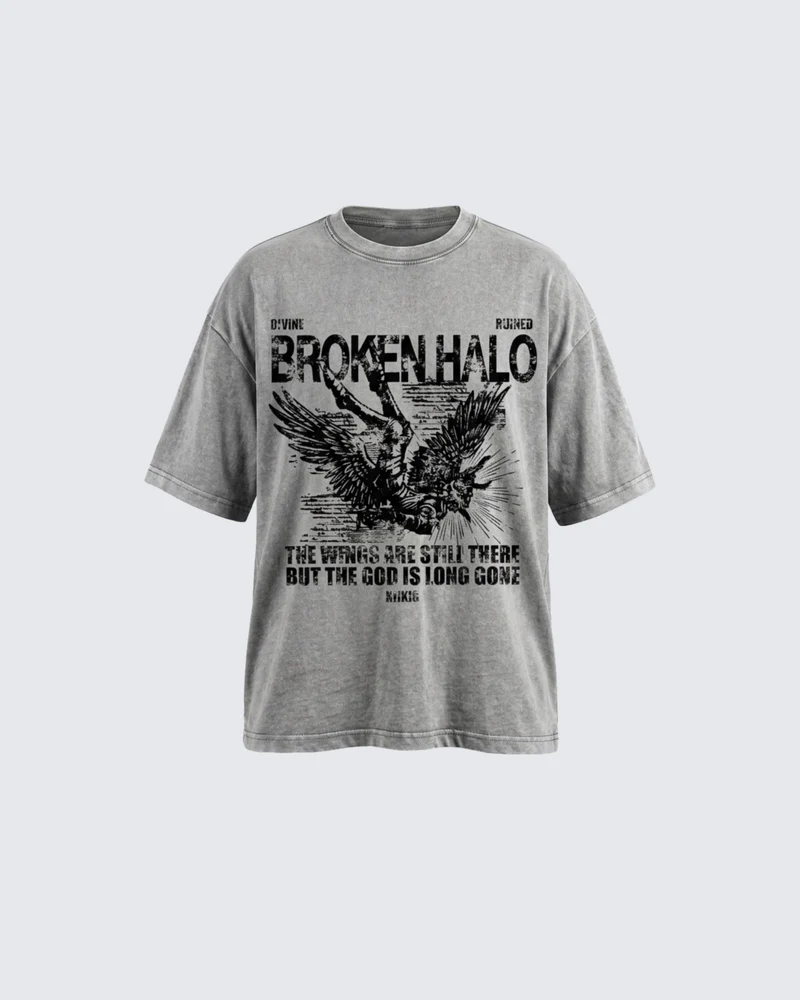 American Washed Graphic Oversized T-Shirt