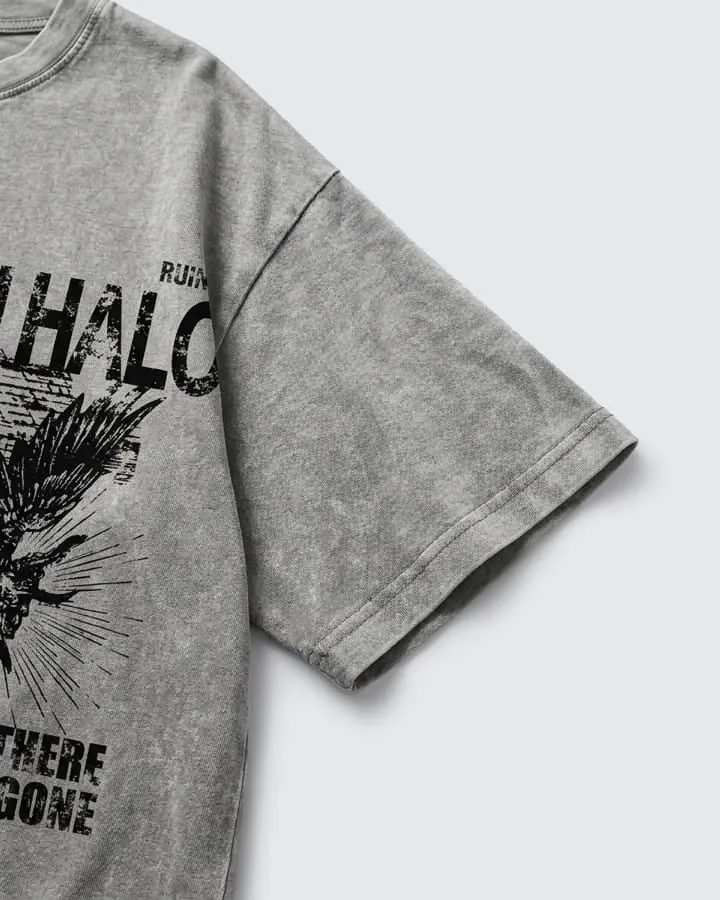 American Washed Graphic Oversized T-Shirt