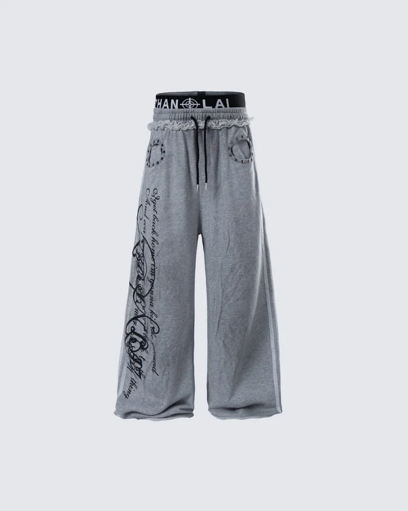 High-Street Casual Hip-Hop Pants