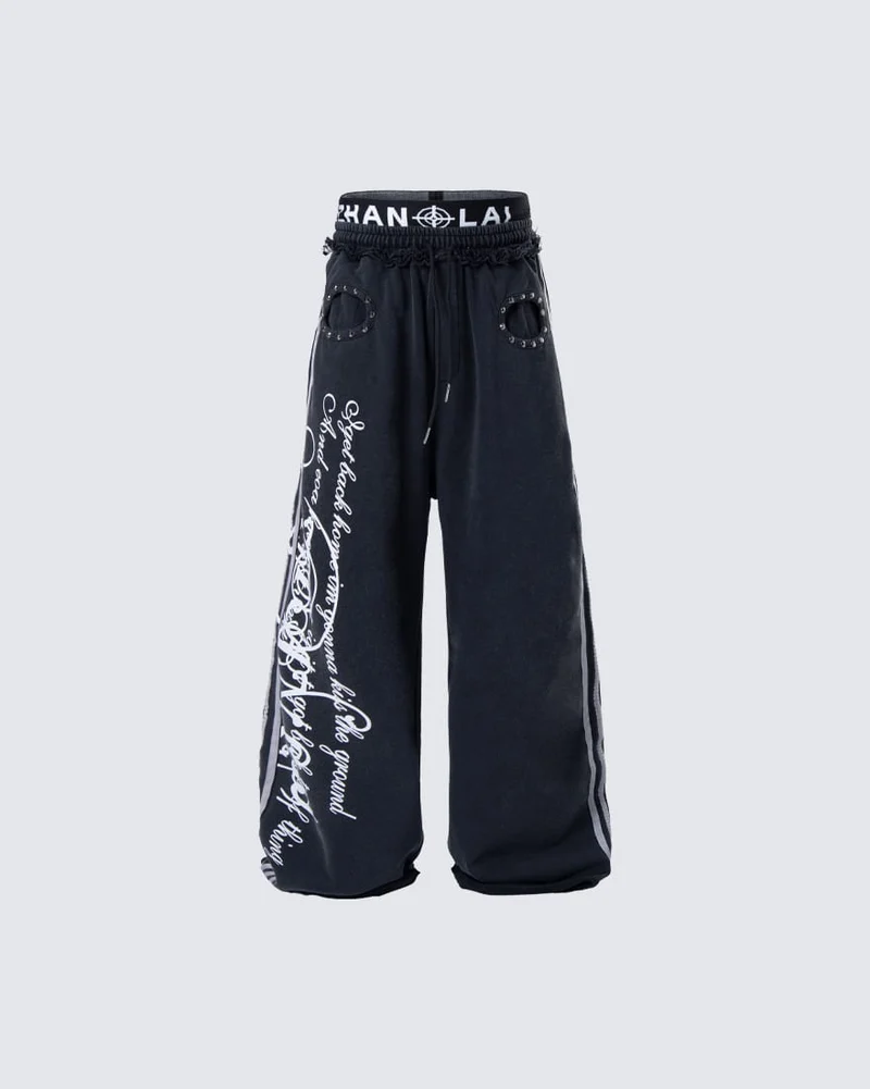 High-Street Casual Hip-Hop Pants