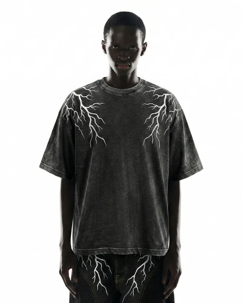 LIGHTNING Series | Double-Sided Embroidery Short Sleeve