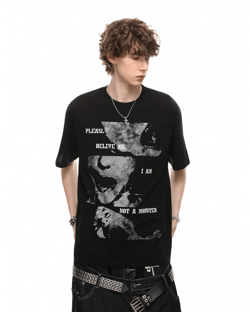 New Vintage Graphic Print T-Shirt