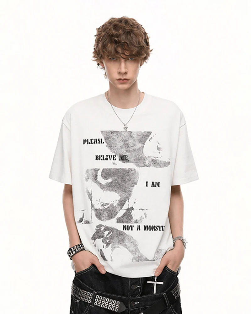 New Vintage Graphic Print T-Shirt