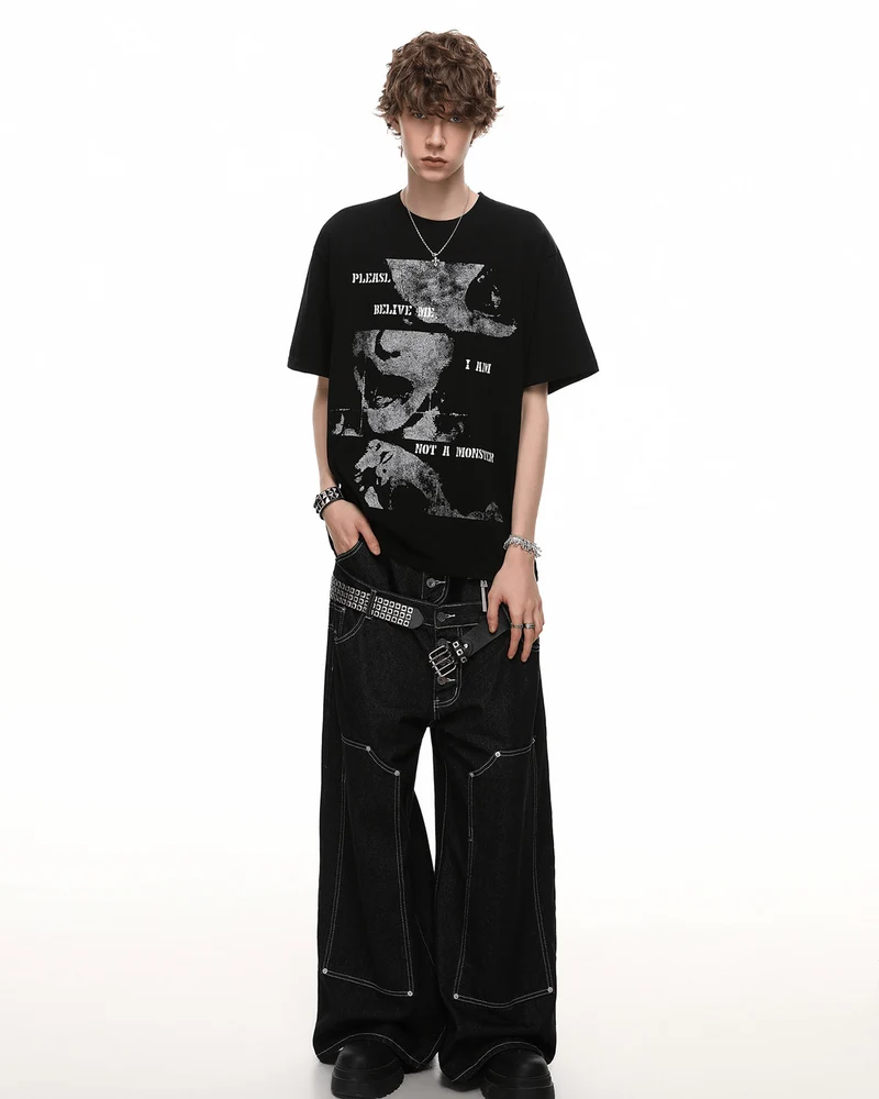New Vintage Graphic Print T-Shirt