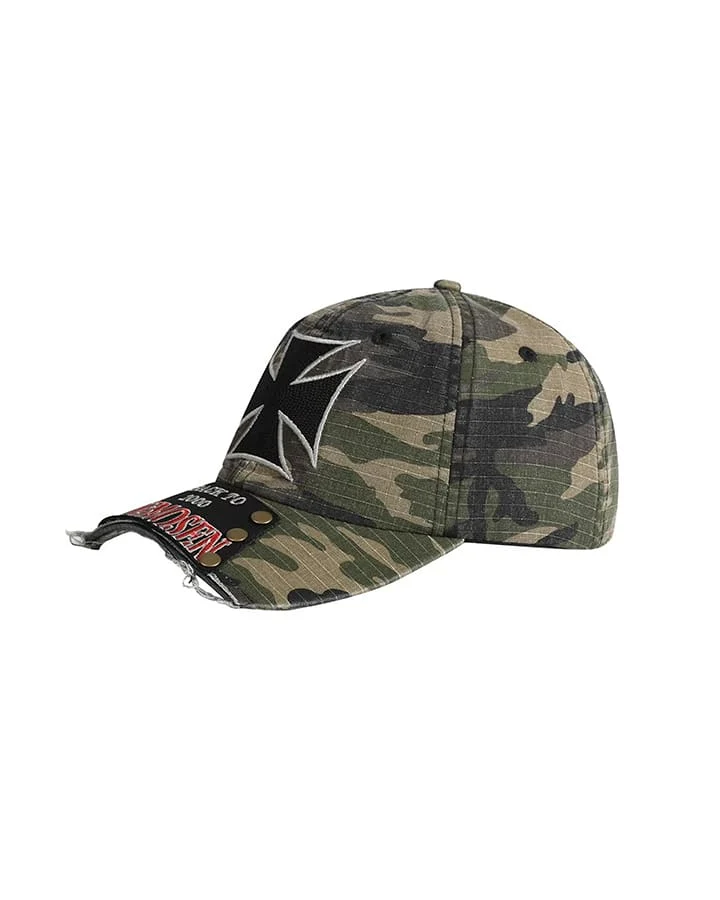 New Vintage Cross Stud Baseball Cap