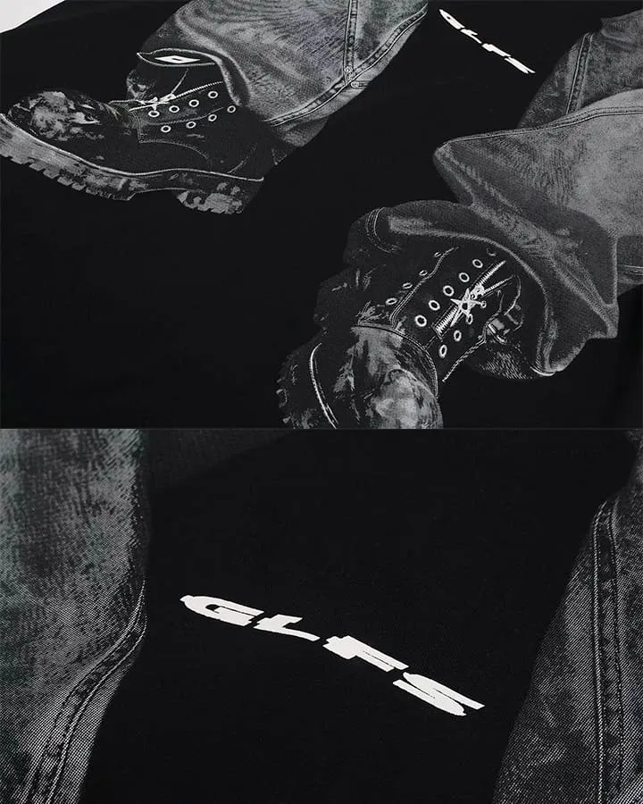Subculture Street Cool Graphic Cotton T-Shirt