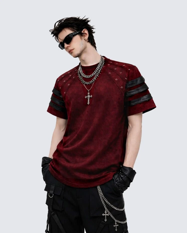 Vintage Rivet Short Sleeve T-Shirt