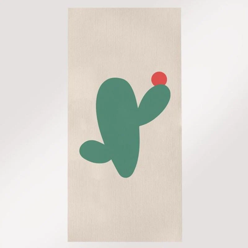 Kratzmatte für Katzen, Selbsthaftender Kratzwand mit Kaktus-Muster, Möbelschutz und Krallenpflege, 50cmx80cm