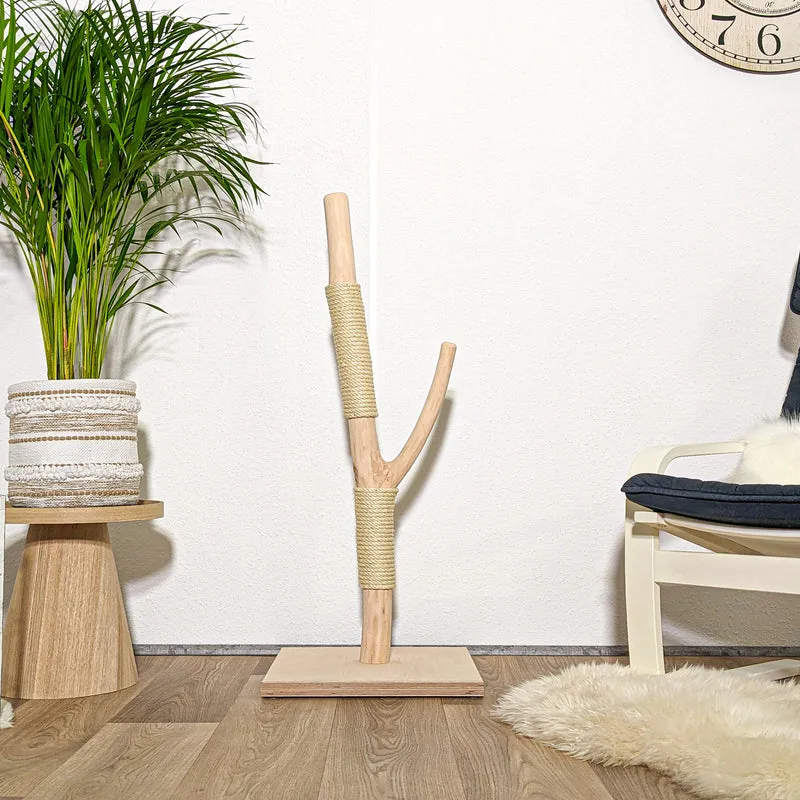Kratzstamm 4134 Natur Holz Design Kratzbaum 104 cm hoch Naturkratzbaum
