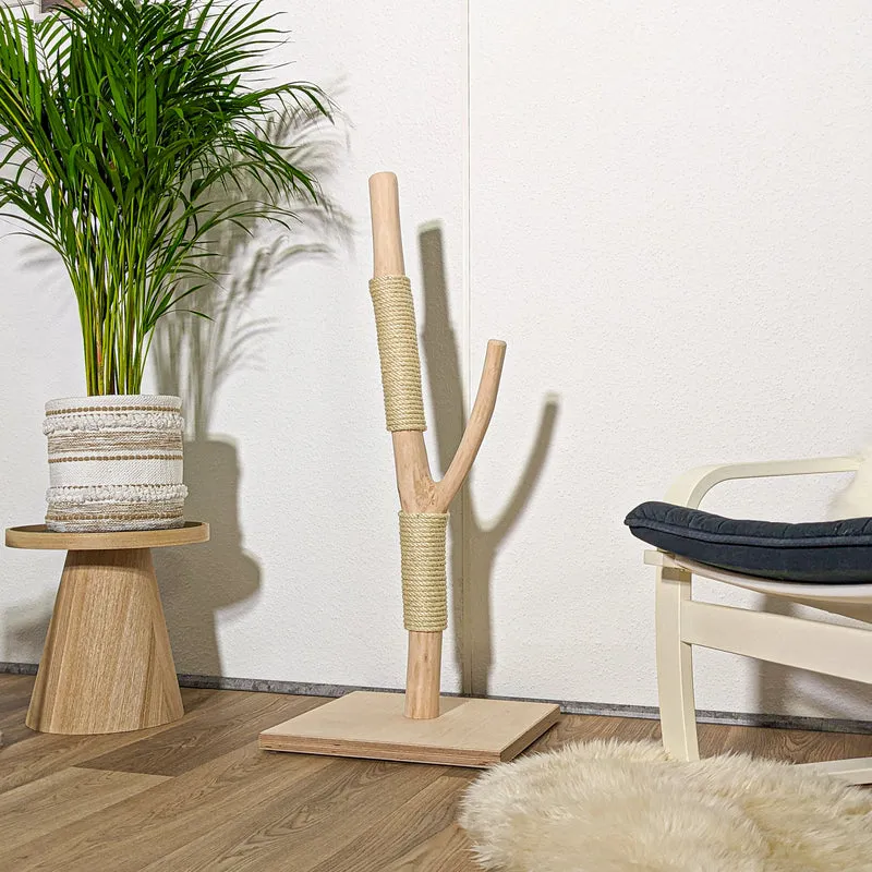 Kratzstamm 4134 Natur Holz Design Kratzbaum 104 cm hoch Naturkratzbaum