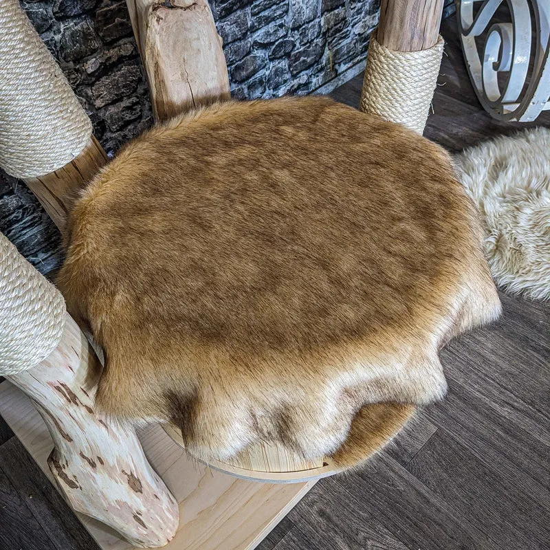 Naturkratzbaum 4118 Kratzbaum Natur Holz Design 185 cm hoch Katzenbaum