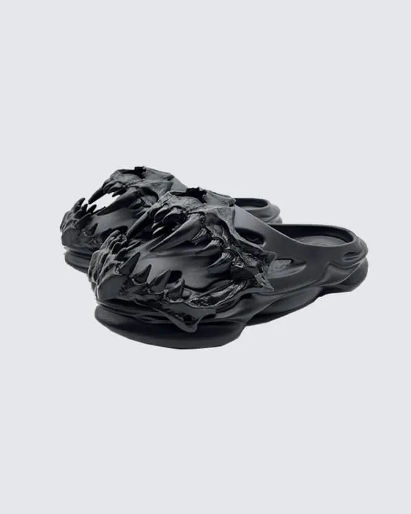 Gothic Dragon Skull EVA Slide Sandals