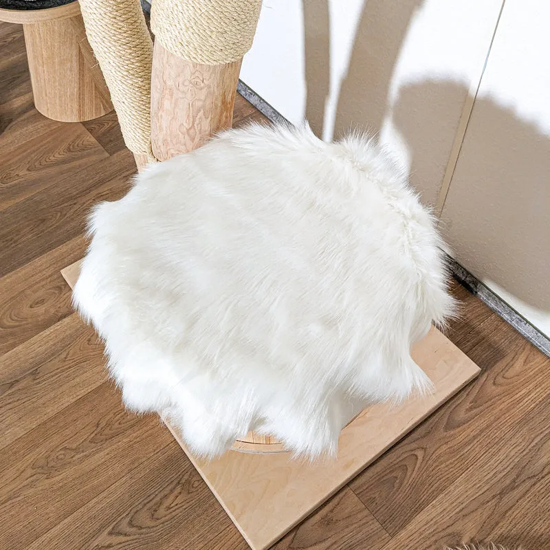 Naturkratzbaum 4099 Kratzbaum Natur Holz Design 145 cm hoch Katzenbaum