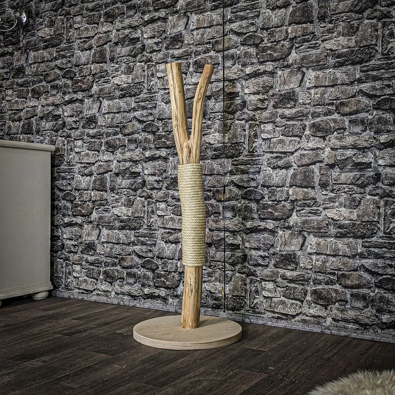 Kratzstamm 4091 Natur Holz Design Kratzbaum 103 cm hoch Naturkratzbaum