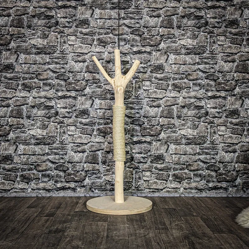 Kratzstamm 4094 Natur Holz Design Kratzbaum 100 cm hoch Naturkratzbaum