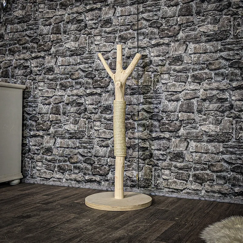Kratzstamm 4094 Natur Holz Design Kratzbaum 100 cm hoch Naturkratzbaum
