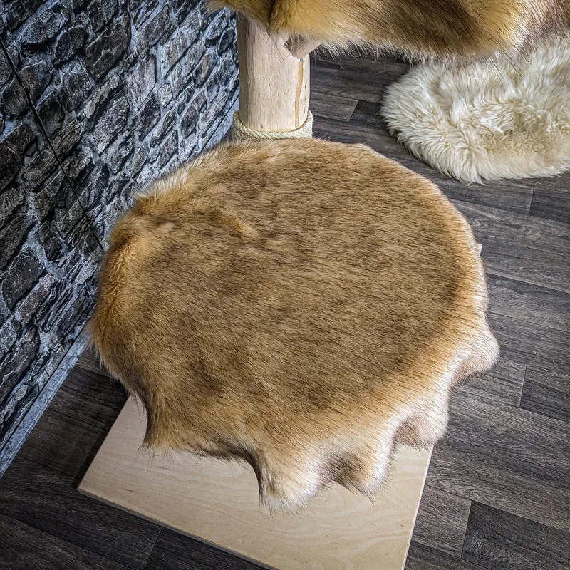 Naturkratzbaum 4072 Kratzbaum Natur Holz Design 195 cm hoch Katzenbaum