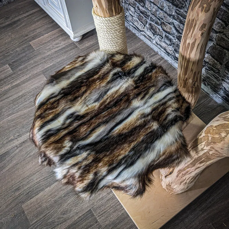 Naturkratzbaum 4068 Kratzbaum Natur Holz Design 175 cm hoch Katzenbaum
