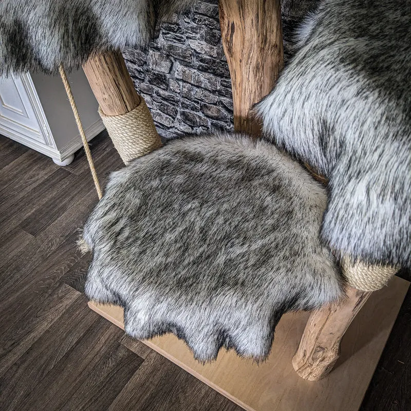 Naturkratzbaum 4067 Kratzbaum Natur Holz Design 210 cm hoch Katzenbaum