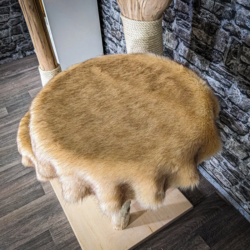 Naturkratzbaum 4064 Kratzbaum Natur Holz Design 175 cm hoch Katzenbaum