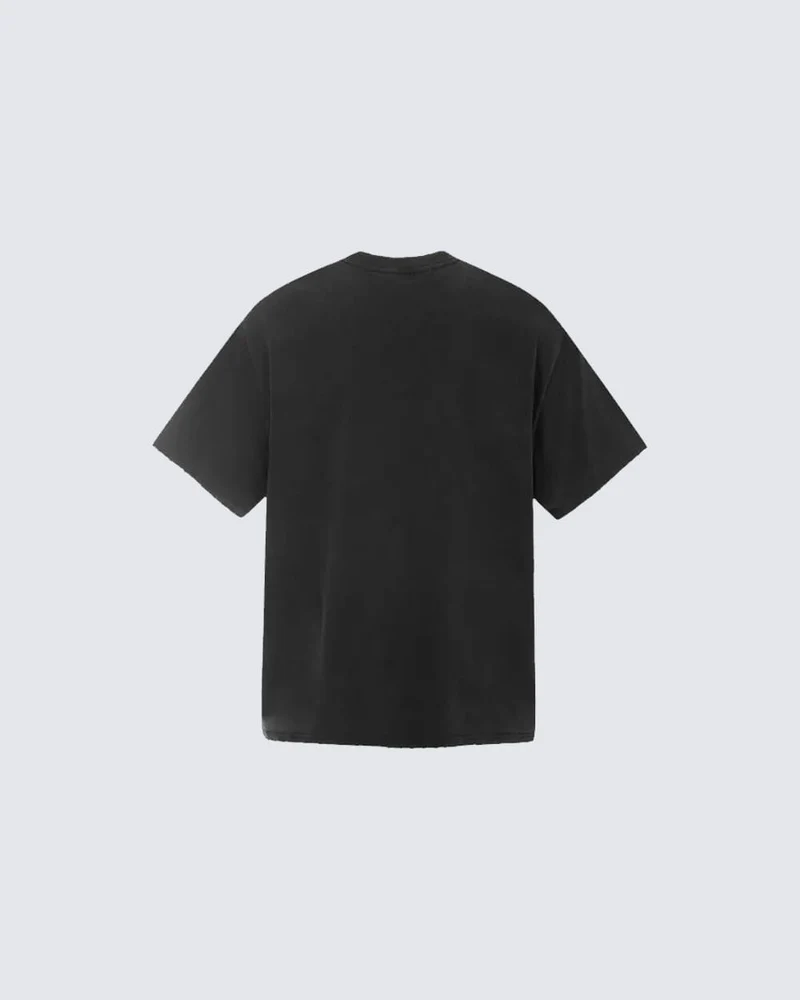 Vintage Graphic Print Music Theme Short Sleeve