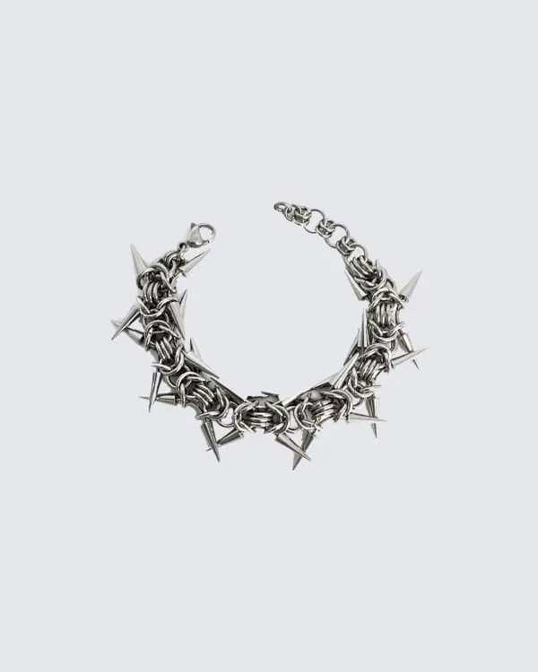 New Punk Spike Chain Bracelet