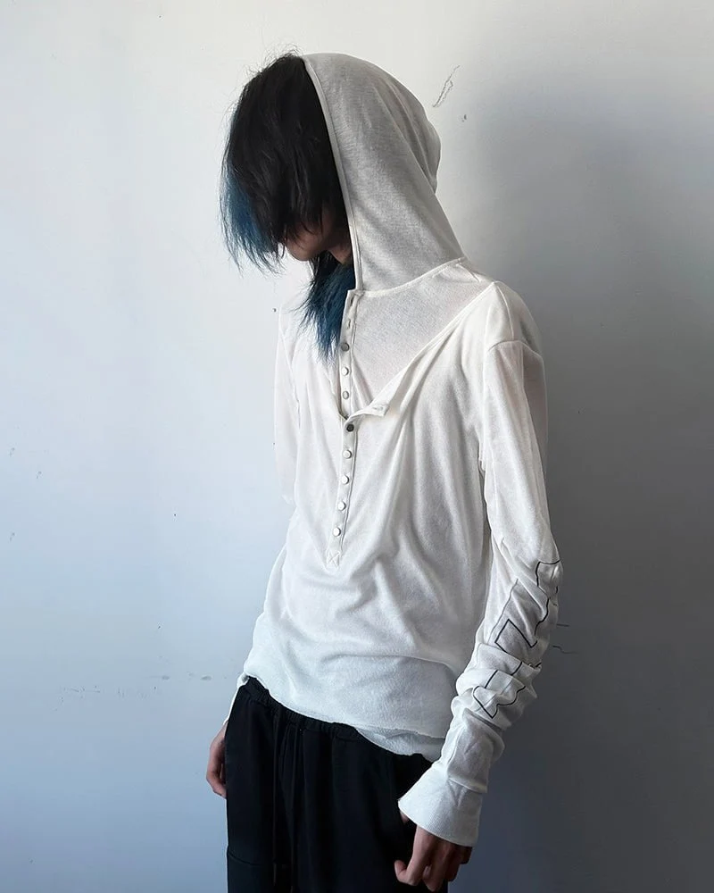 Slim Fit Long Sleeve Pullover with Unique Design