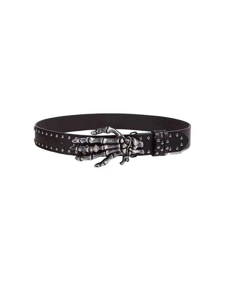 New Skeleton Hand Studded Belt