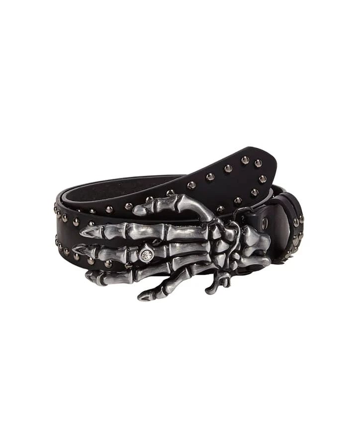 New Skeleton Hand Studded Belt