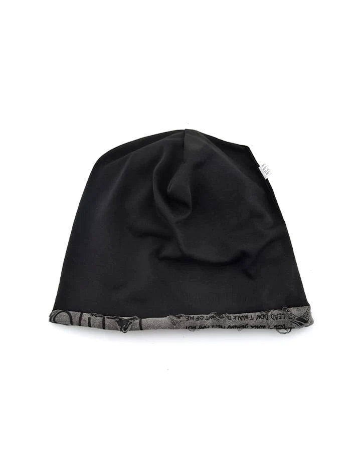 Graffiti Print Slouch Beanie