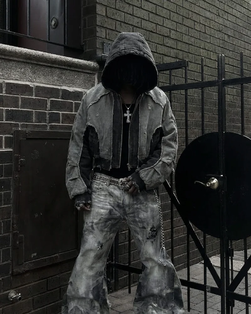 RUINED AMUSEMENT PARK SERIES-Wasteland Style Jacket