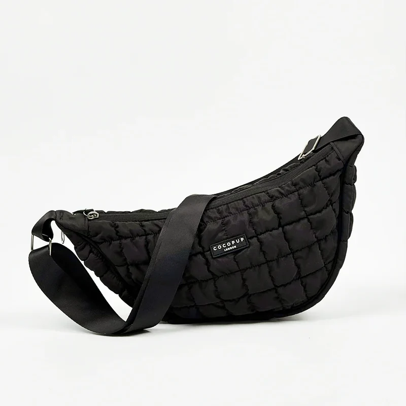 Halbmond Gassi-Tasche Onyx