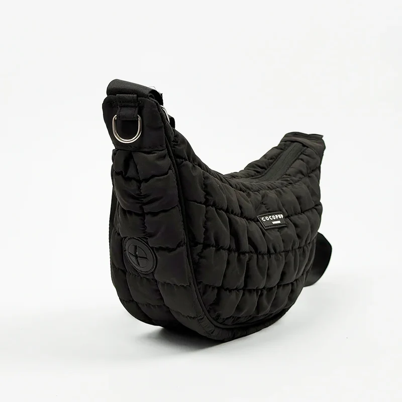 Halbmond Gassi-Tasche Onyx