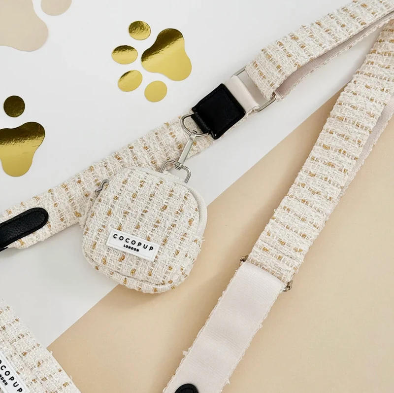Taschengurt Texturierte Tweed Vanille