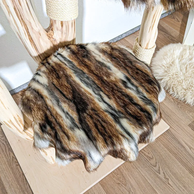 Naturkratzbaum 4045 Kratzbaum Natur Holz Design 206 cm hoch Katzenbaum
