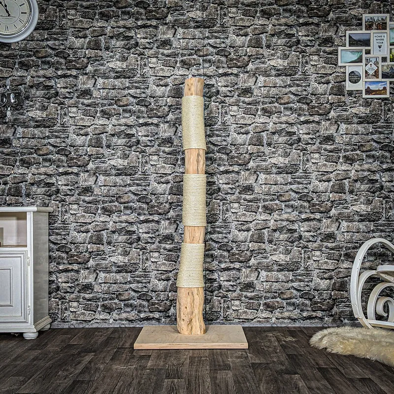 Kratzstamm 4038 Natur Holz Design Kratzbaum 155 cm hoch Naturkratzbaum