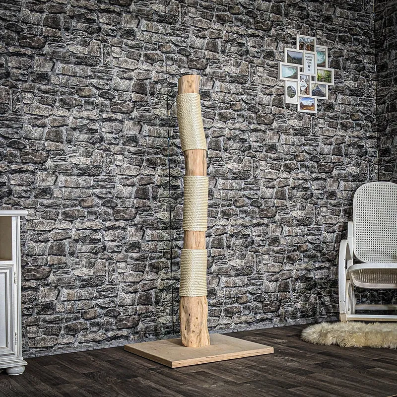 Kratzstamm 4038 Natur Holz Design Kratzbaum 155 cm hoch Naturkratzbaum
