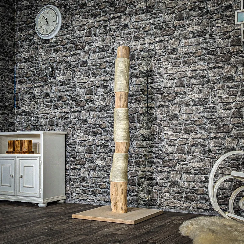 Kratzstamm 4038 Natur Holz Design Kratzbaum 155 cm hoch Naturkratzbaum