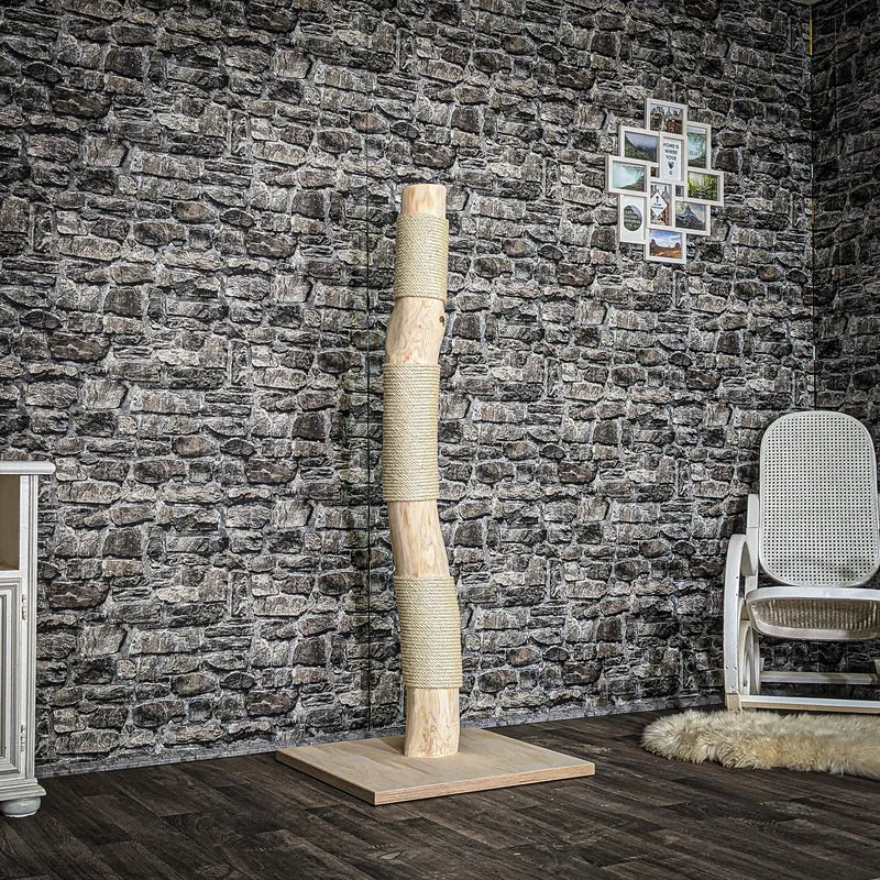 Kratzstamm 4037 Natur Holz Design Kratzbaum 156 cm hoch Naturkratzbaum