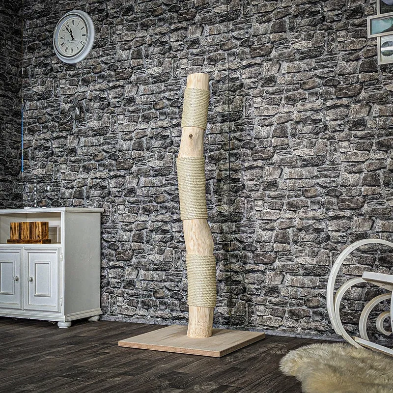 Kratzstamm 4037 Natur Holz Design Kratzbaum 156 cm hoch Naturkratzbaum