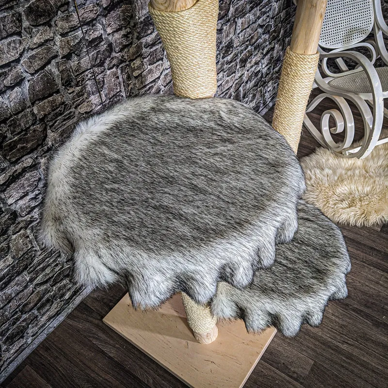 Naturkratzbaum C0044 Kratzbaum Natur Holz Design 205 cm hoch Katzenbaum