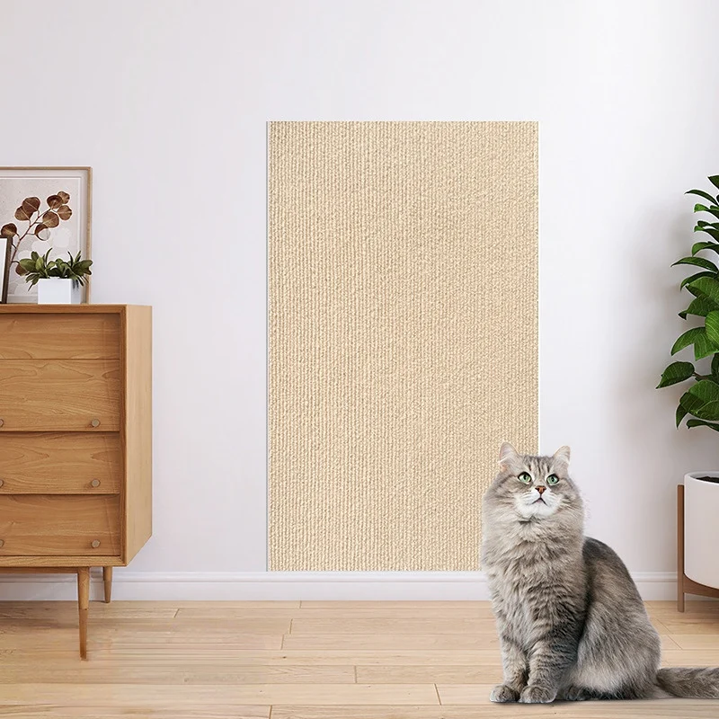 Katzen Kratzpappe, An der Wand montierte Kratzmatte, mehrere Farben, die ausgeschnitten und eingefügt werden können