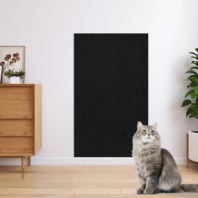Katzen Kratzpappe, An der Wand montierte Kratzmatte, mehrere Farben, die ausgeschnitten und eingefügt werden können